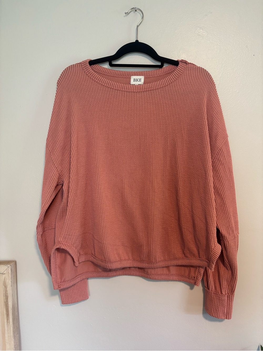 BKE Women's Crewneck Sweater in Dusty Rose